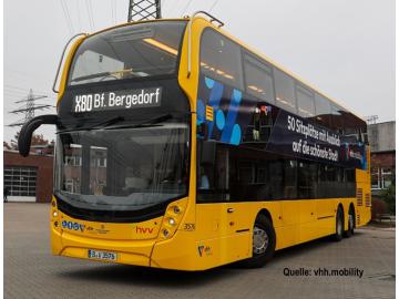 ADL VHH/BVG Linie X80 - Bf.  Bergedorf
