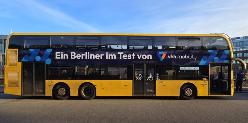 ADL VHH/BVG Linie X80 - Bf.  Bergedorf