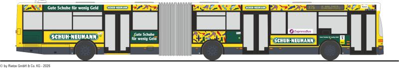 MB O405 GN - BVG Wagen 2614 Linie X76 · Walther-Schreiber-Platz