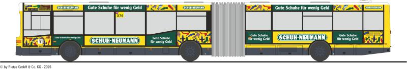 MB O405 GN - BVG Wagen 2614 Linie X76 · Walther-Schreiber-Platz